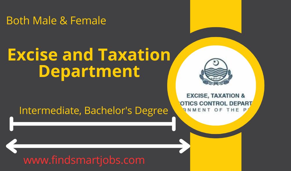 Excise and Taxation jobs 2024